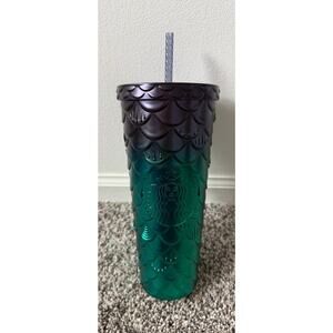 Starbucks blue-green mermaid tumbler
